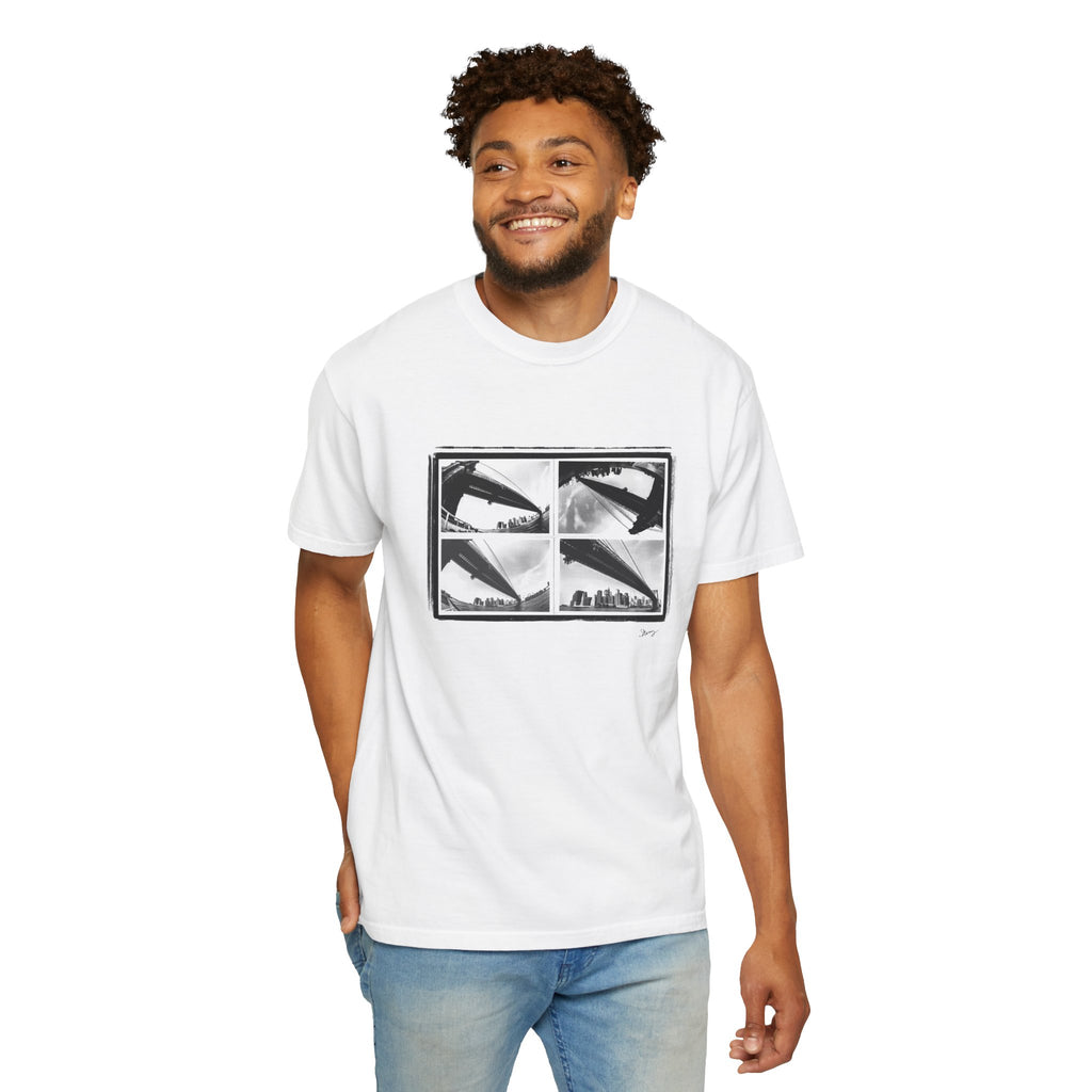 BK BRIDGE Unisex Garment-Dyed T-shirt
